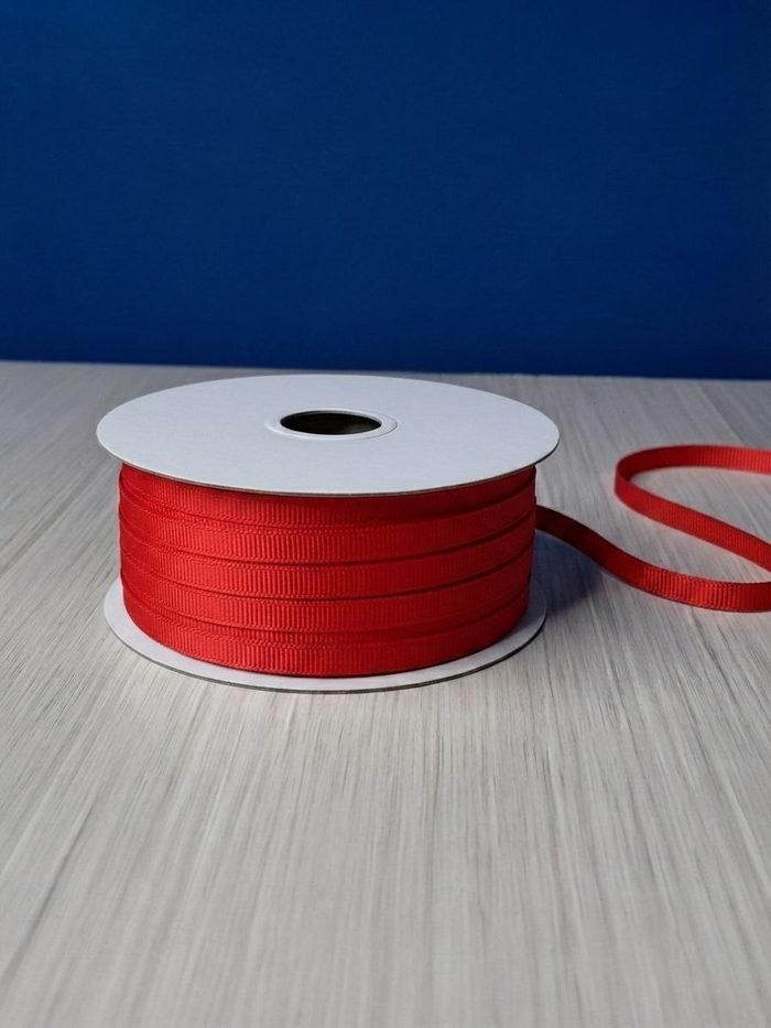 Cinta Gros #1 Rojo Fuego 037 Rollo 92mts
