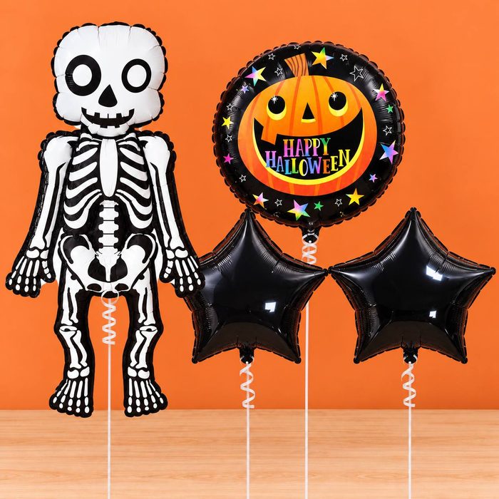 Blister de Globo - Esqueleto 5 pcs