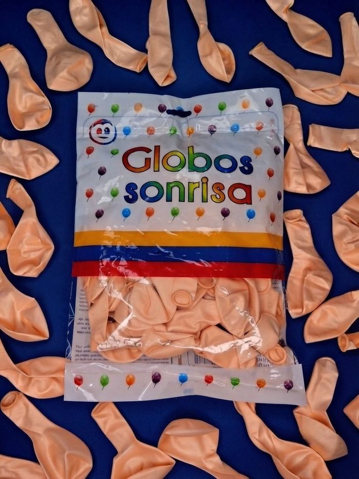 Paquete De Globos Sonrisa - Melon