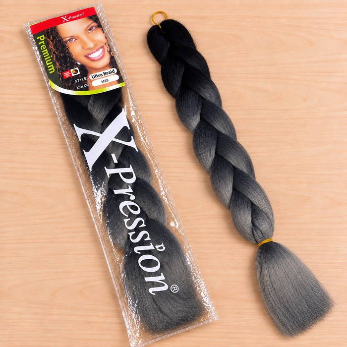 Extensiones para el Cabello - Kanekalon — Gris