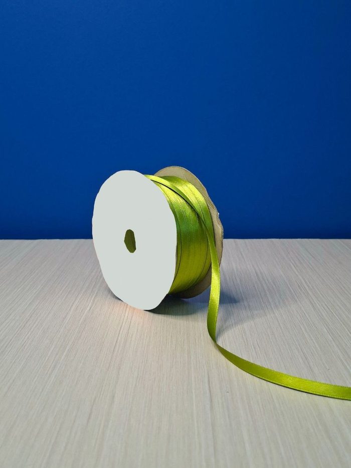 Cinta Raso #1 Verde Oliva Rollo 92mts