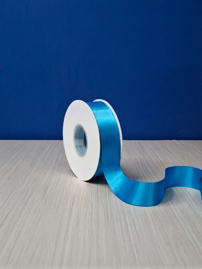 Cinta Raso Ls #5 - Azul Egeo 327 (23mts)