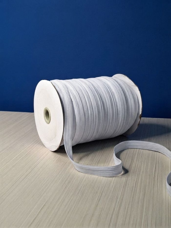 Elastica Rayon Blanca X Rollo - 15mm 100mts