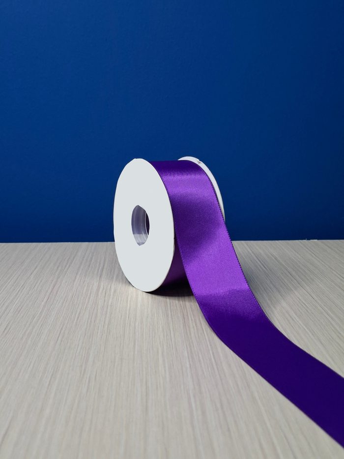 Cinta Raso Ls #9 - Morado Purpura 465 (23mts)