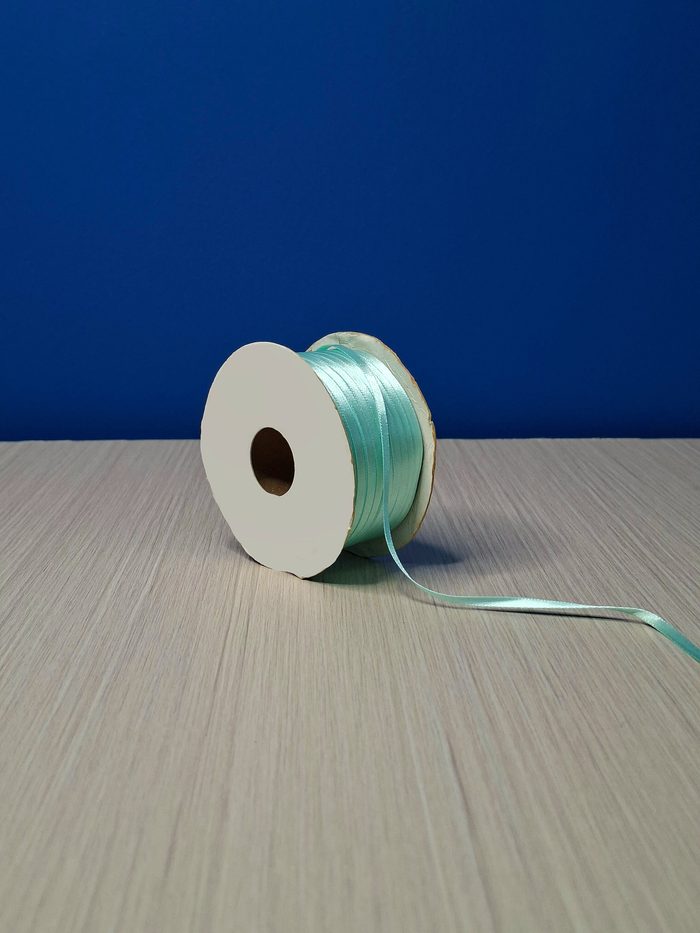Cinta Raso #0 Verde Manzana 040 Rollo 92mts