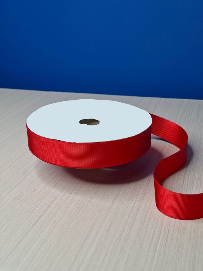 Cinta Gros #5 Rojo 037 Rollo 46mts