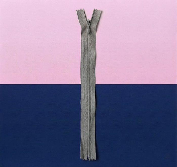 Cierre Invisible 40cm Gris Perla