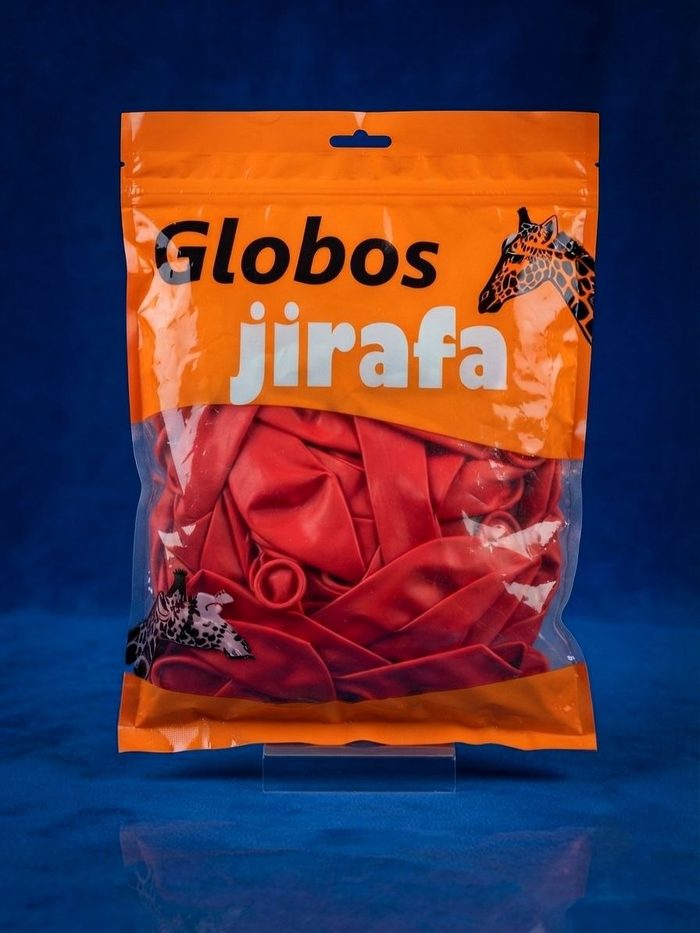 Paquete De Globos Jirafa - R10 Rojo 50pz
