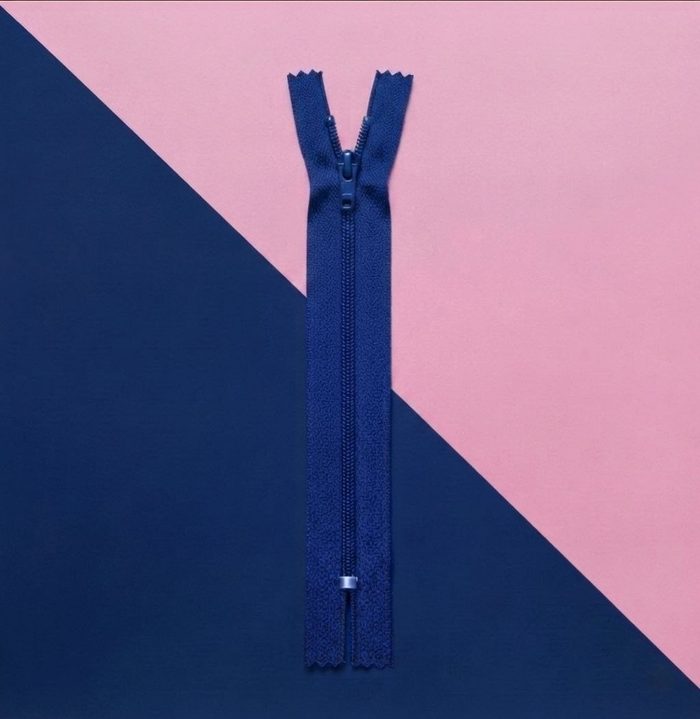 Cierre Plastico 15cm Azul Royal