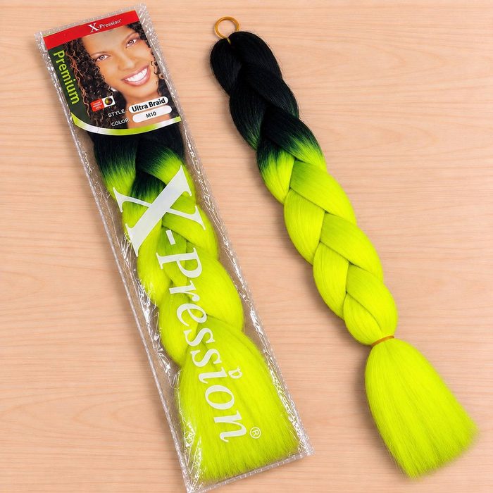 Extensiones para el Cabello - Kanekalon — Verde Neón