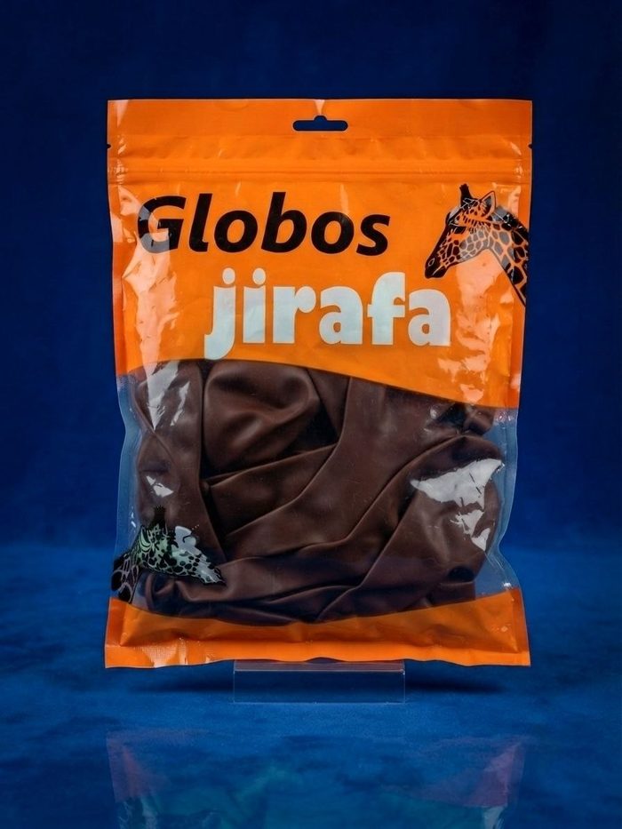 Paquete De Globos Jirafa - R18 Vinotinto 25pz