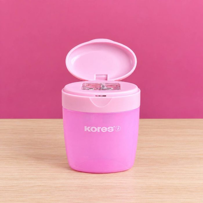 Sacapuntas Kores Deposito Doble Pastel