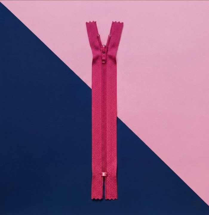Cierre Plastico 15cm Fucsia