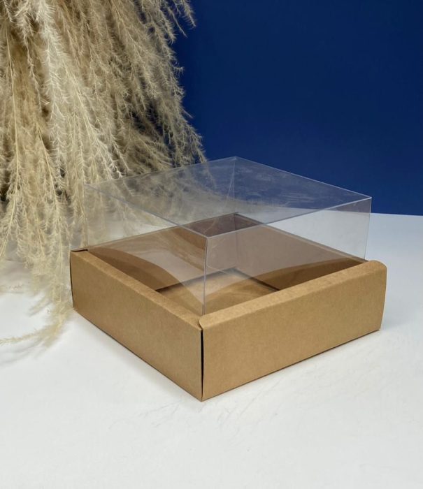 Caja Con Tapa De Acetato Talla M (17x17x10cm) 0581-S