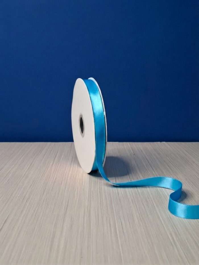 Cinta Raso #3 Azul Agua 1-2745971 Rollo 46mts