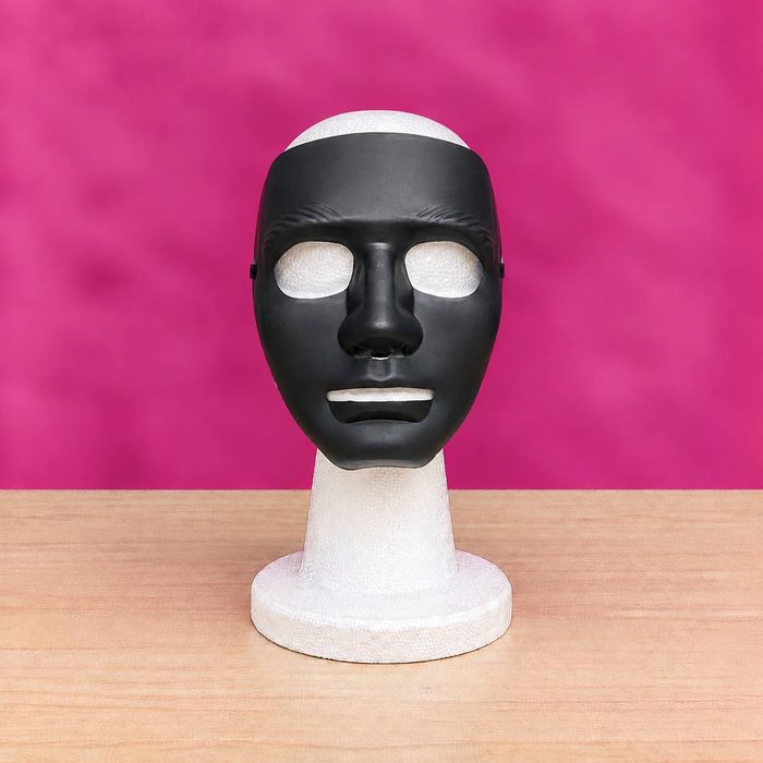 Mascara sin Rostro Negra