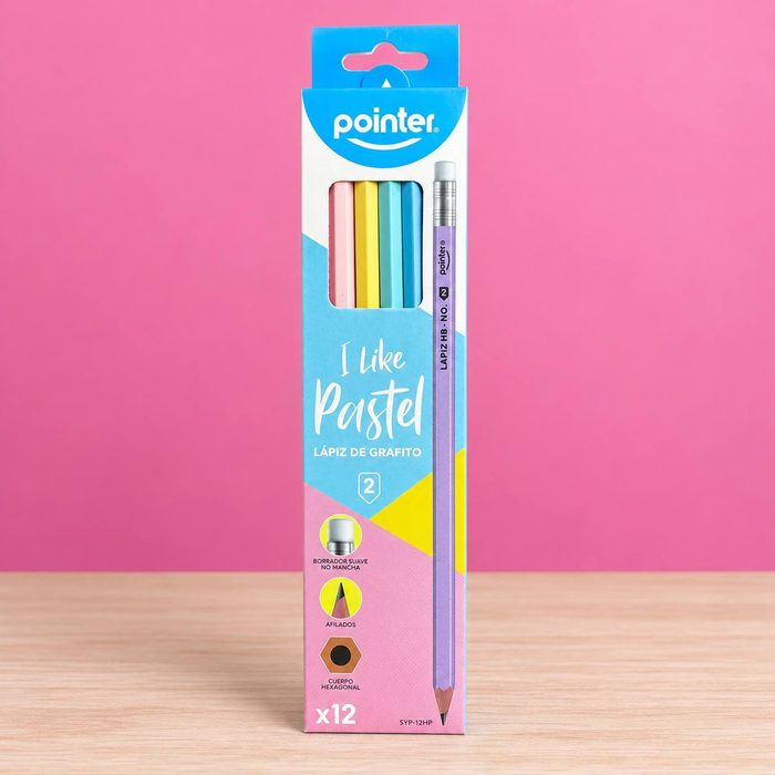 Lapiz De Grafito Pointer Pastel - X Und