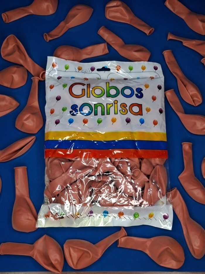 Paquete De Globos Sonrisa - Guayaba