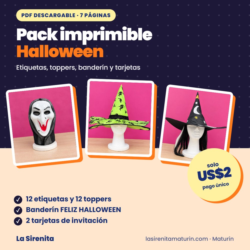 Pack Imprimible de Halloween (Pdf)
