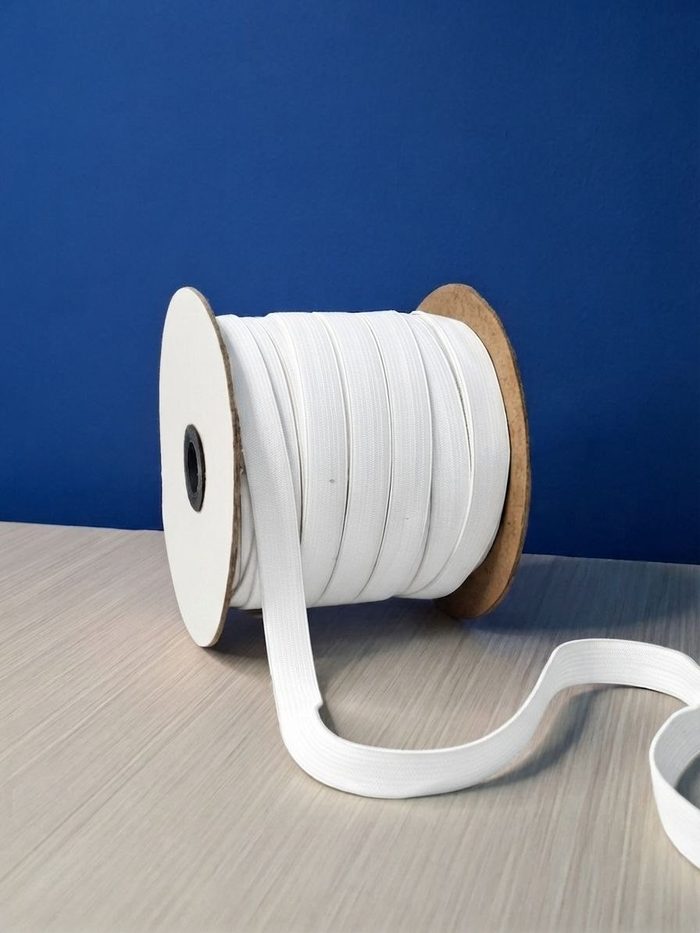 Elastica Trencilla Blanca X Rollo - 15mm (50mts/90mts)