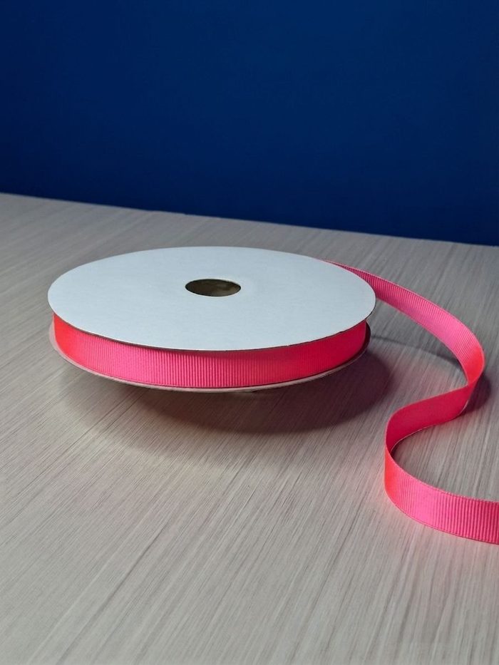 Cinta Gros #3 Rosado Fluorescente 069 Rollo 46mts