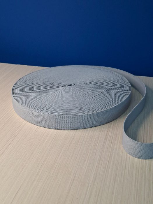 Elastica Colores Macuto 25mm Gris (25 Metros)