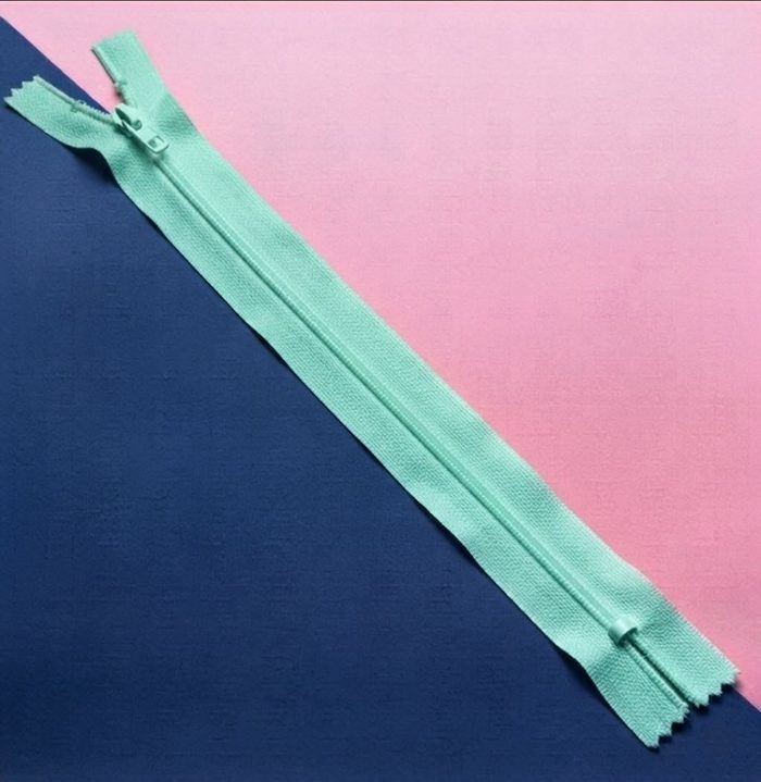 Cierre Plastico 40cm Verde Manzana
