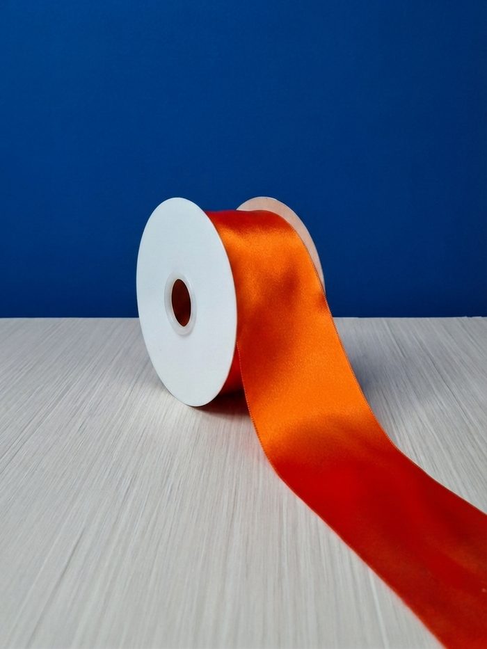 Cinta Raso #22 Mandarina 033 Rollo 23mts
