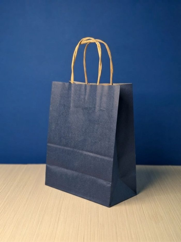 Bolsa Kraft Mediana - Azul Marino