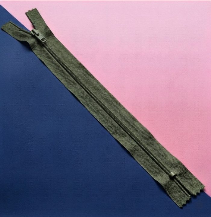 Cierre Plastico 30cm Verde Romance