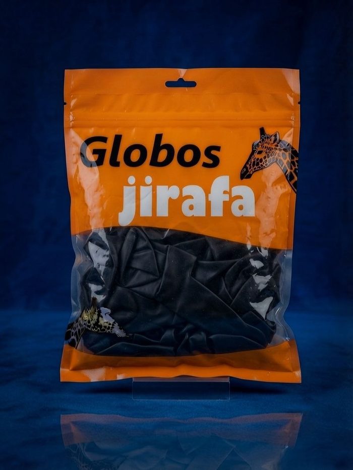 Paquete De Globos Jirafa - R10 Azul Noche 50pz