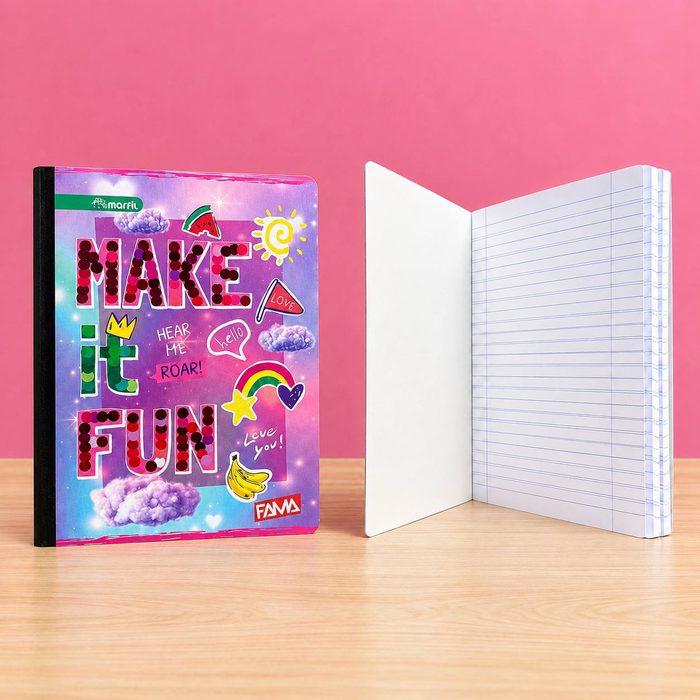 Cuaderno Doble Linea Fama