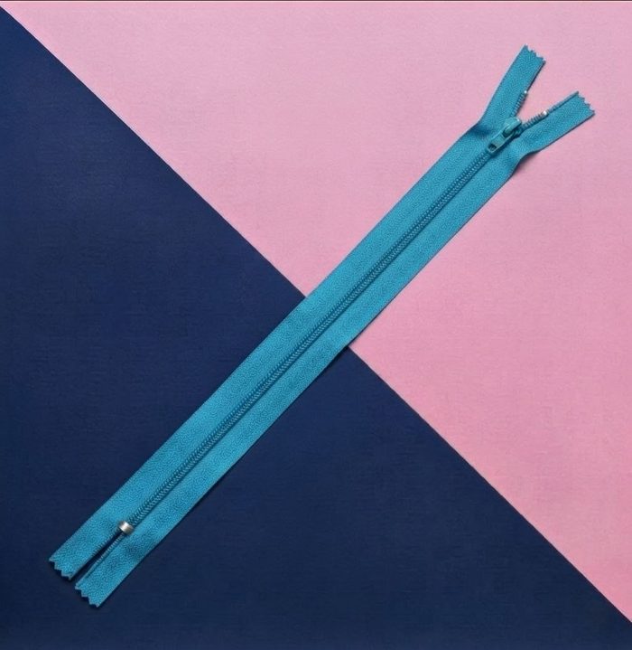 Cierre Plastico 60cm Azul Electrico