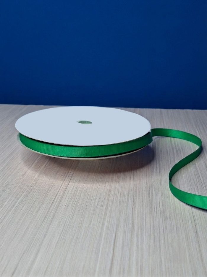 Cinta Gros #2 Verde Esmeralda 041 Rollo 46mts