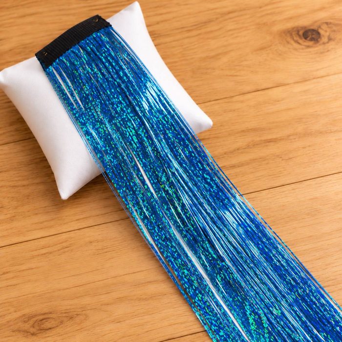 Extensiones para el Cabello - Azul Electrico Holografico