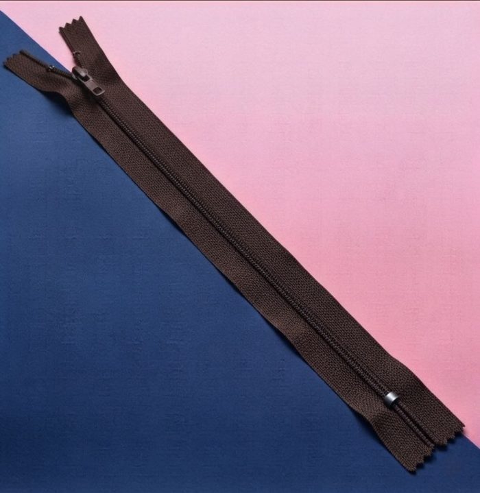 Cierre Plastico 40cm Marron