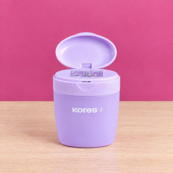 Sacapuntas Kores Deposito Doble Pastel