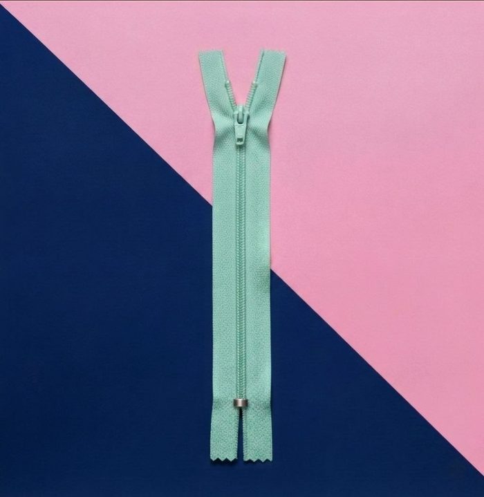 Cierre Plastico 15cm Verde Manzana
