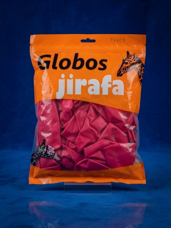 Paquete De Globos Jirafa - R10 Fucsia 50pz