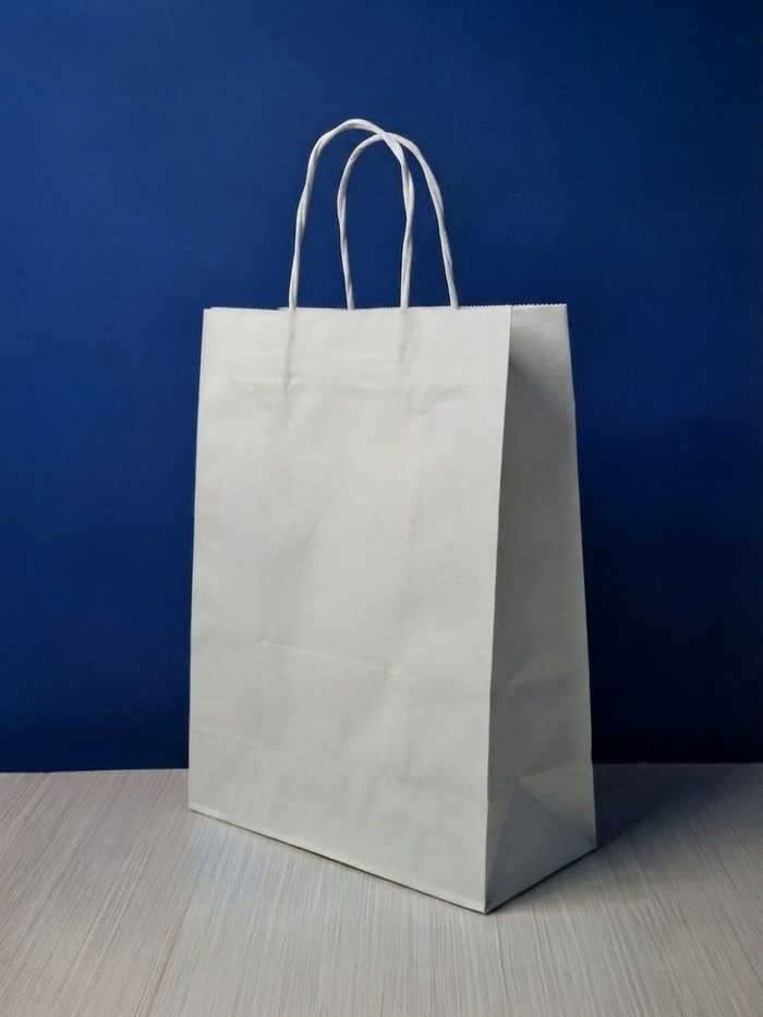 Bolsa Kraft Grande - Blanco