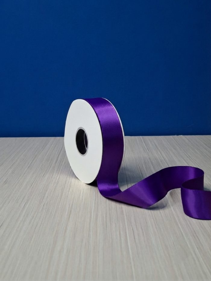 Cinta Raso Ls #5 - Morado Púrpura 465 (23mts)