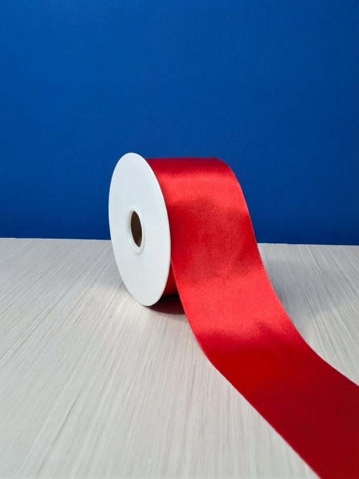 Cinta Raso #22 Rojo 037 Rollo 23mts