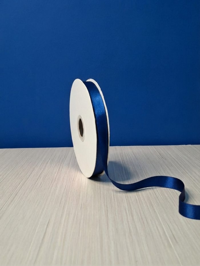 Cinta Raso #3 Azul Marino 026 Rollo 46mts