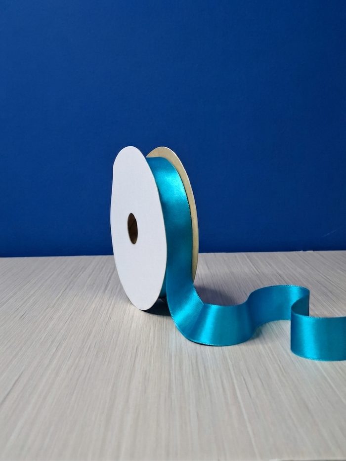 Cinta Raso #5 Azul Electrico 024 Rollo 23mts