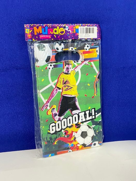 Bolsas De Cotillon Motivo Futbol 8pcs Bc44