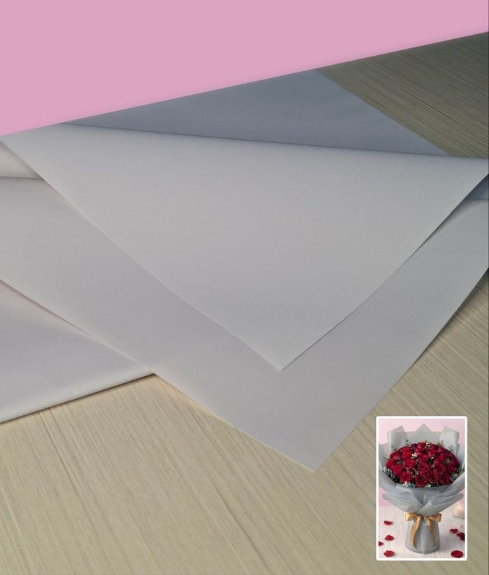 Papel Coreano Traslucido Cromatico Lila Orquidea