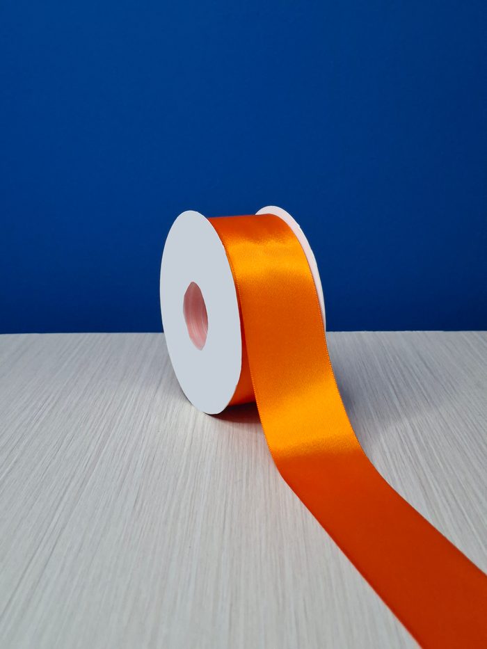 Cinta Raso Ls #9 - Naranja Rojizo 751 (23mts)