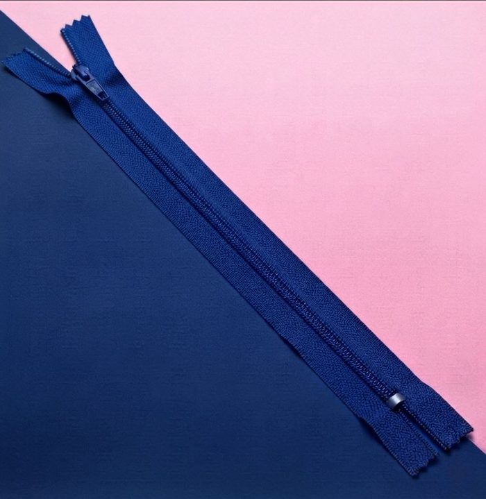 Cierre Plastico 40cm Azul Royal