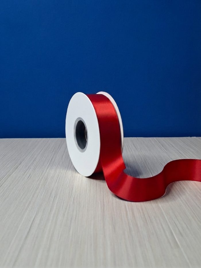 Cinta Raso Ls #5 - Rojo 250 (23mts)