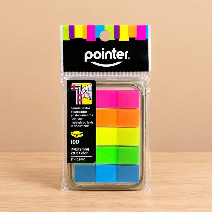 Marcadores De Paginas Flourecentes Pointer Paq